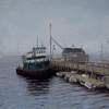 Boothbay Harbor - Oil On Canvas Paintings - By Gary Sisco, Impressionist Painting Artist