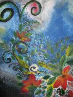 Life Bursting Forth - Acrylics Paintings - By Nicole Shirko, Modern Painting Artist