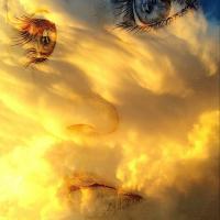 Boy In The Clouds - Digital Photography - By Chad Vidas, Photography Photography Artist