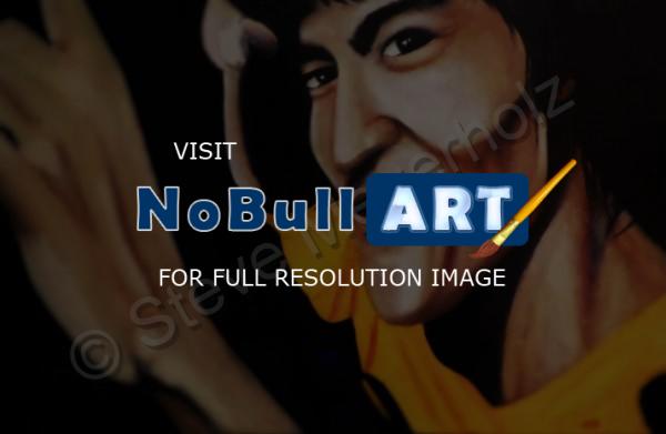 Faces - Bruce Lee - Acrylic