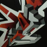 Diamond - Acrylic Paintings - By Steve Meyerholz, Graffiti Painting Artist