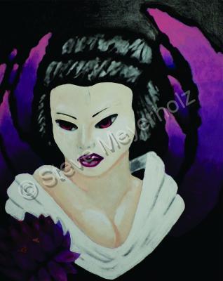 Faces - Geisha - Acrylic