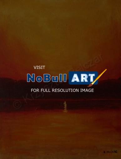 Private - Sunset - Oil Painting