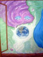 My World - The View Out Of My Window - Acryllics