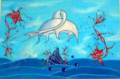 My World - The Celestial Ocean - Acryllics