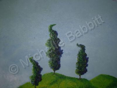 Trees - Peace Three - Acrylic