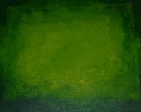 Abstract Land - Green Edge - Acrylic