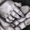 Precious Hands - Pencil Drawings - By Megan Kennedy, Pencil Sketch Drawing Artist