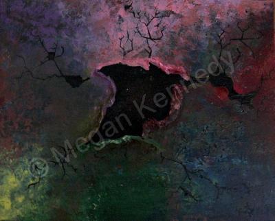 Abstract - Cracked Essence - Acrylic Paint