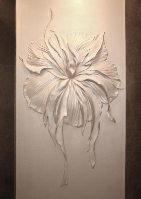 Flowers - Flower - Relief Gypsum