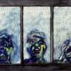 Maxwells Window - Charcoal  Crayon Drawings - By Holly Gauthier, Expressionism Drawing Artist
