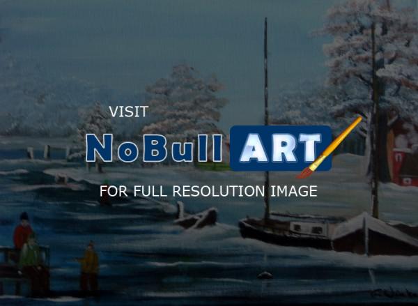 Landscape - Winter - Acrylyc On Canvas