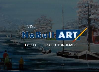 Landscape - Winter - Acrylyc On Canvas