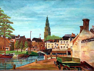 City Paintings - Groningen - Oil