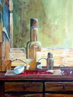 Werkbank - Acrylyc Paintings - By Geert Winkel, Realistic Painting Artist