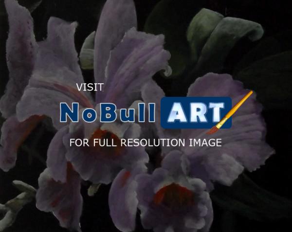 Flouwer Paintings - Orchidee - Acrylyc