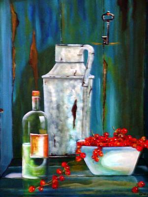 Stillife - Sleutelkastje - Oil On Canvas