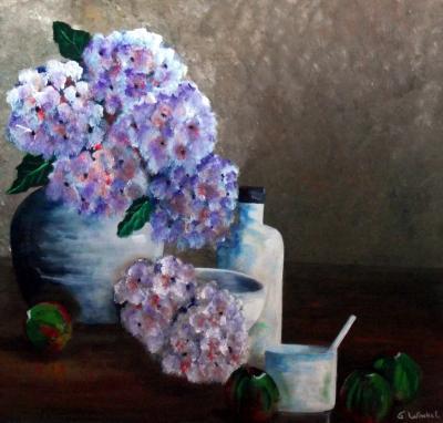 Stillife - Hortensia - Acrylyc