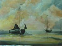 Voor Anker - Acrylyc Paintings - By Geert Winkel, Realistic Painting Artist