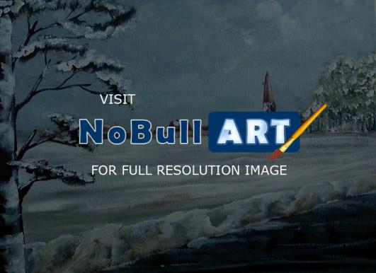 Landscape - Winter4 - Acrylyc On Canvas