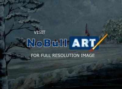 Landscape - Winter4 - Acrylyc On Canvas