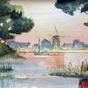 Zomer - Aquarel Paintings - By Geert Winkel, Realistic Painting Artist