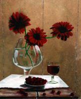 Gerbera - Acrylyc Paintings - By Geert Winkel, Realistic Painting Artist