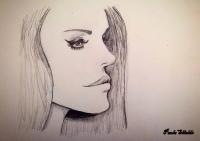 Lana Del Rey - Pencil Drawings - By Paula Shields, Black And White Drawing Artist