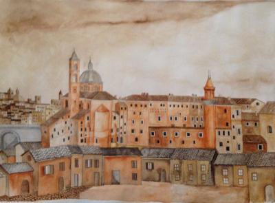 Paesaggi 2016 - Pesaro Urbino - Watercolor On Paper