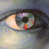 Eye Paste And Future - Oil  On Canvas Mixed Media - By Preston Young, Realistic Mixed Media Artist