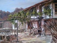 Rural Motive - 3540 Paintings - By Luchezar Radov, Realism Painting Artist