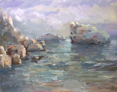 Sold - Sea Impression - 40X50 Cm