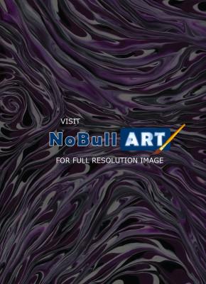 Abstract - Purple Nebula - Acrylic