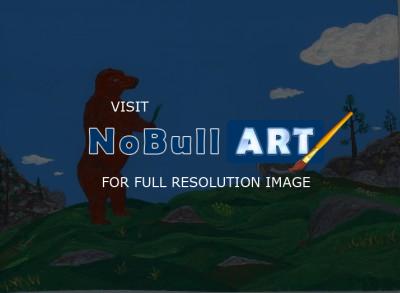 Surreal - Bear Of Peace - Acrylic