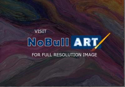 Abstract - Ebbing Nebula - Acrylic