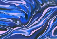 Into The Wind Nebula - Acrylic Paintings - By Jason C Hansen, Abstract Painting Artist