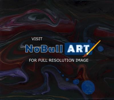 Abstract - Frog Face Nebula - Acrylic
