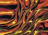 From The Sun Abstract - Acrylic Paintings - By Jason C Hansen, Abstract Painting Artist