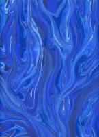 Abstract - River Of Blue Abstract - Acrylic
