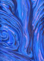 Abstract - Illustrious Blue - Acrylic
