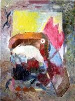 Braggart - Oil On Canvas Paintings - By Aziz Basha, Modern Painting Artist