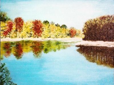 Realism - Pearl River At Jackson - Oil