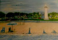 Expressionism - Biloxi Panorama - Acrylic