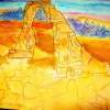 Delicate Arch Watercolor - Watercolor Paintings - By Bart Andersen, Landscape Painting Artist
