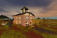 3D - Old Fashoned School House - 3D
