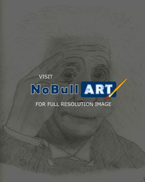 Portraits - Albert Einstein - Pencil