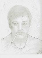 Portraits - Bill Hicks - Pencil