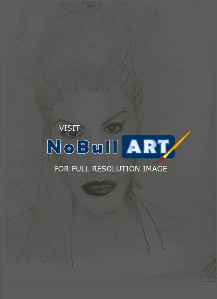 Portraits - Gwen Stefani - Pencil