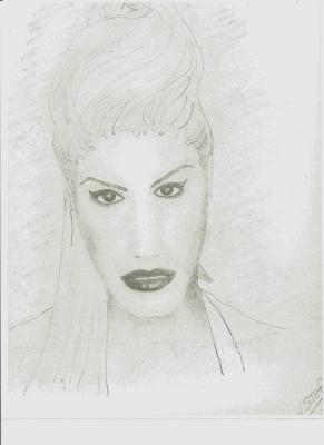 Portraits - Gwen Stefani - Pencil