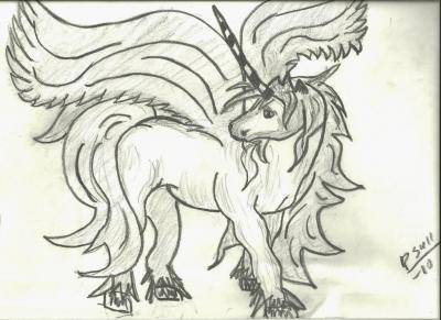 Fantasy - Alicorn - Pencil